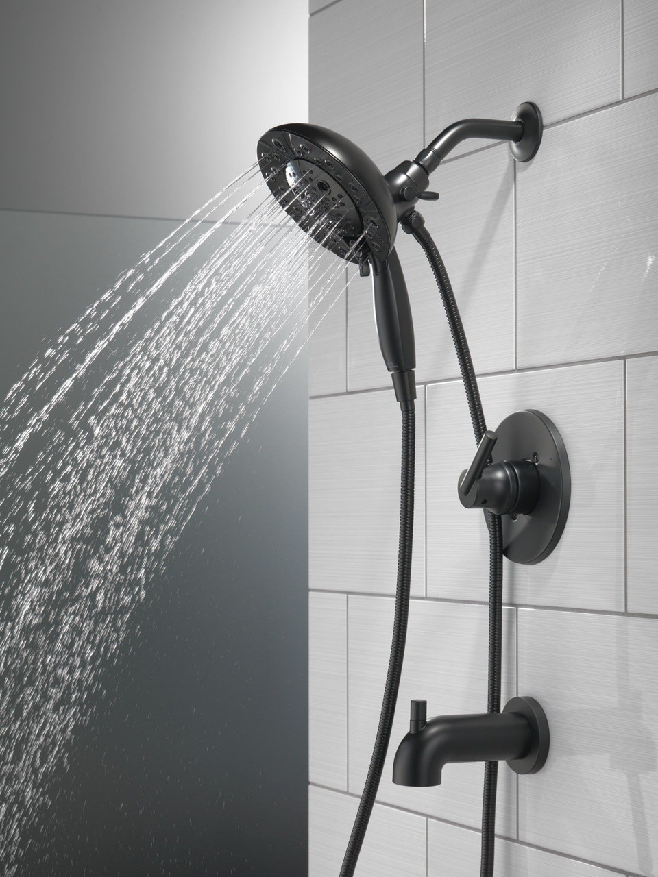 T14459-BLLHD Trinsic Monitor 14 Series Tub & Shower Trim Less Head, Matte Black