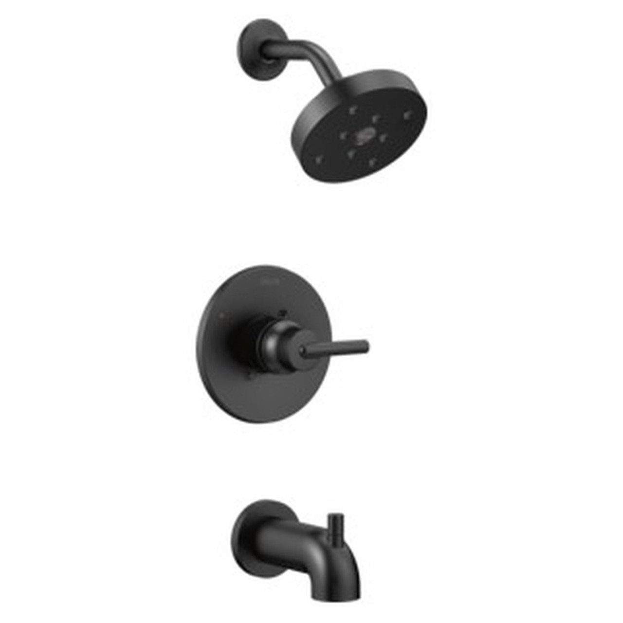 T14459-BL Trinsic Monitor 14 Series Tub & Shower Trim, Matte Black