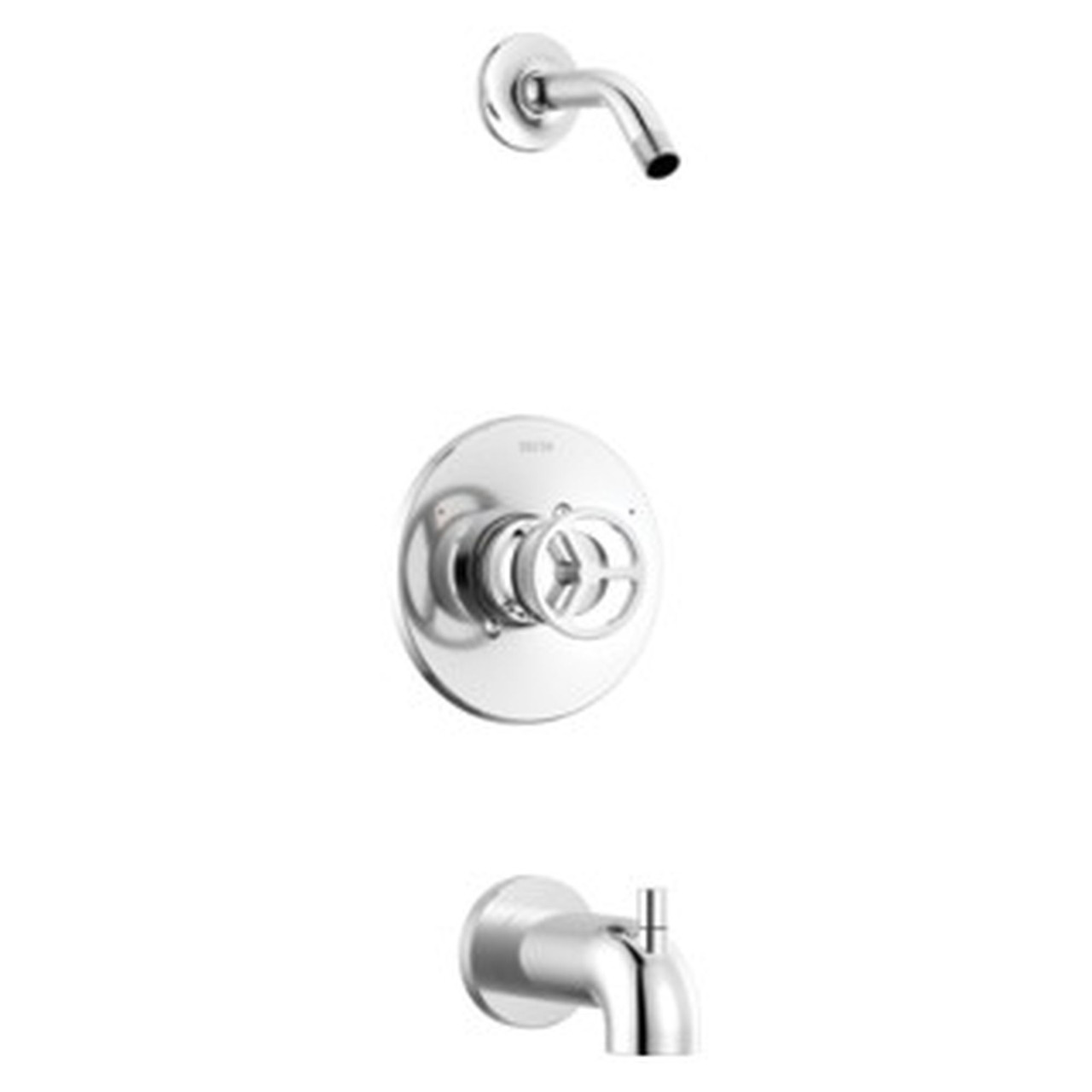 T14458-LHD Trinsic Tub Shower Trim Less Shower Head, Chrome