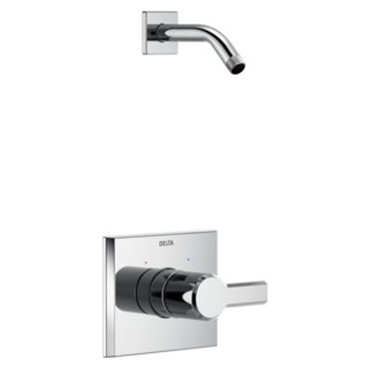T14299-PR-LHD Pivotal Monitor 14 Series Shower Trim Less Head, Lumicoat Chrome