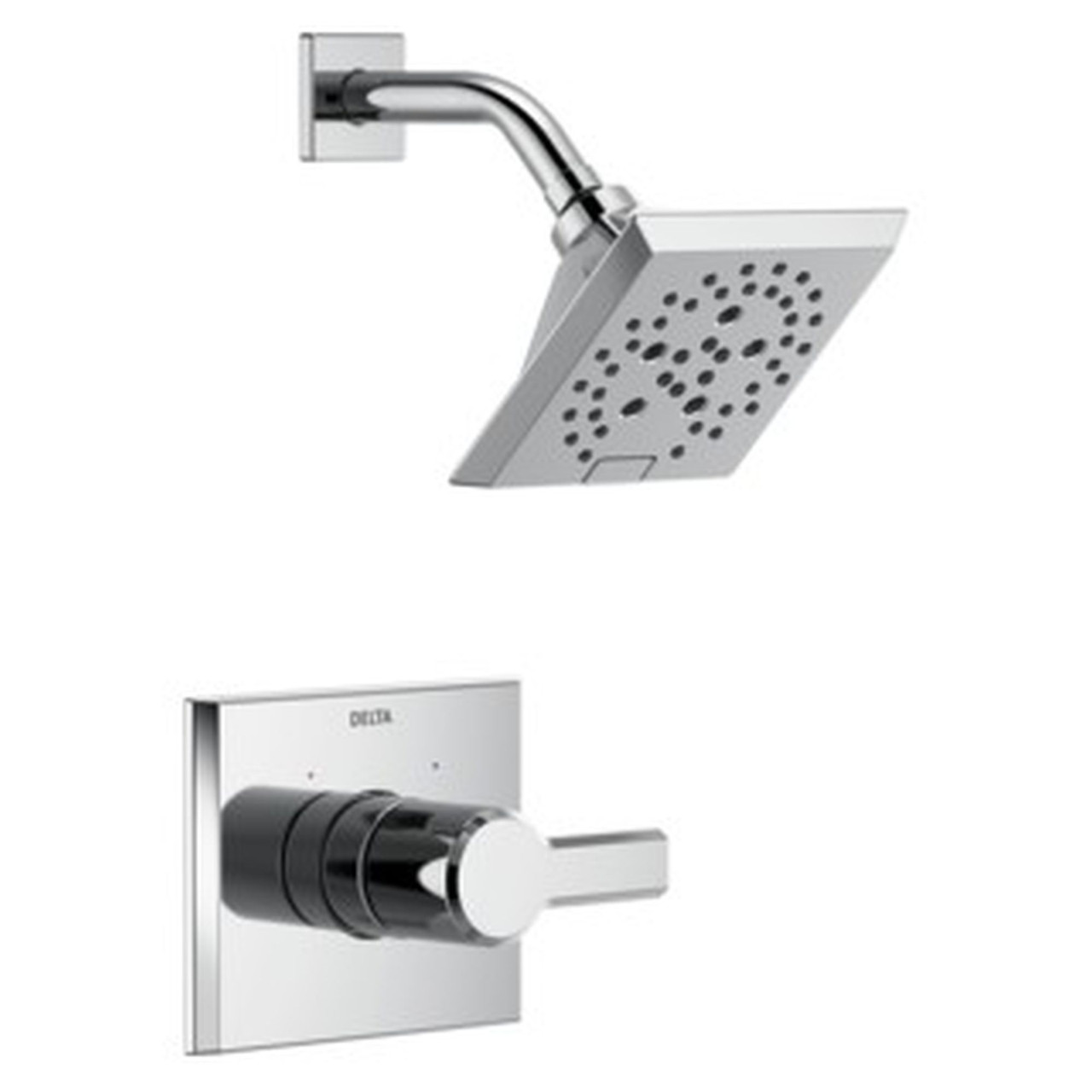 T14299-PR Pivotal Monitor 14 Series H2Okinetic Shower Trim, Lumicoat Chrome