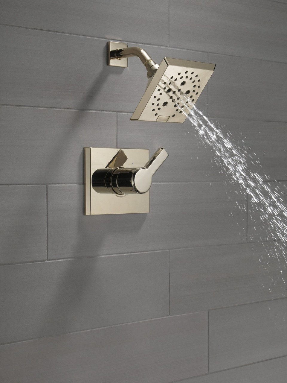 T14299-PN-PR Pivotal Monitor 14 Series H2Okinetic Shower Trim, Lumicoat Polished Nickel