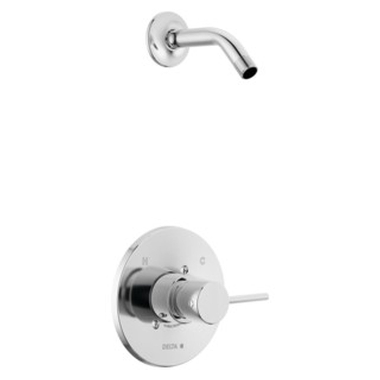 T14259-LHD-PP Modern Monitor 14 Series Shower Trim Less Head, Chrome