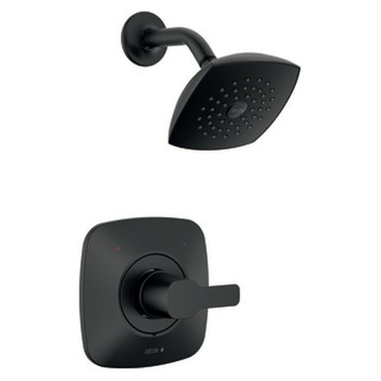 T142339-BL-PP Modern Monitor 14 Series Shower Trim, Matte Black