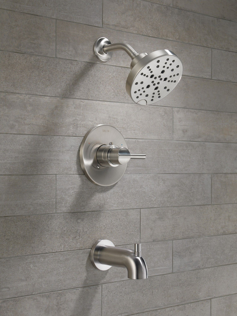 144749-SS Nicoli Monitor 14 Series H2Okinetic Tub and Shower, Stainless