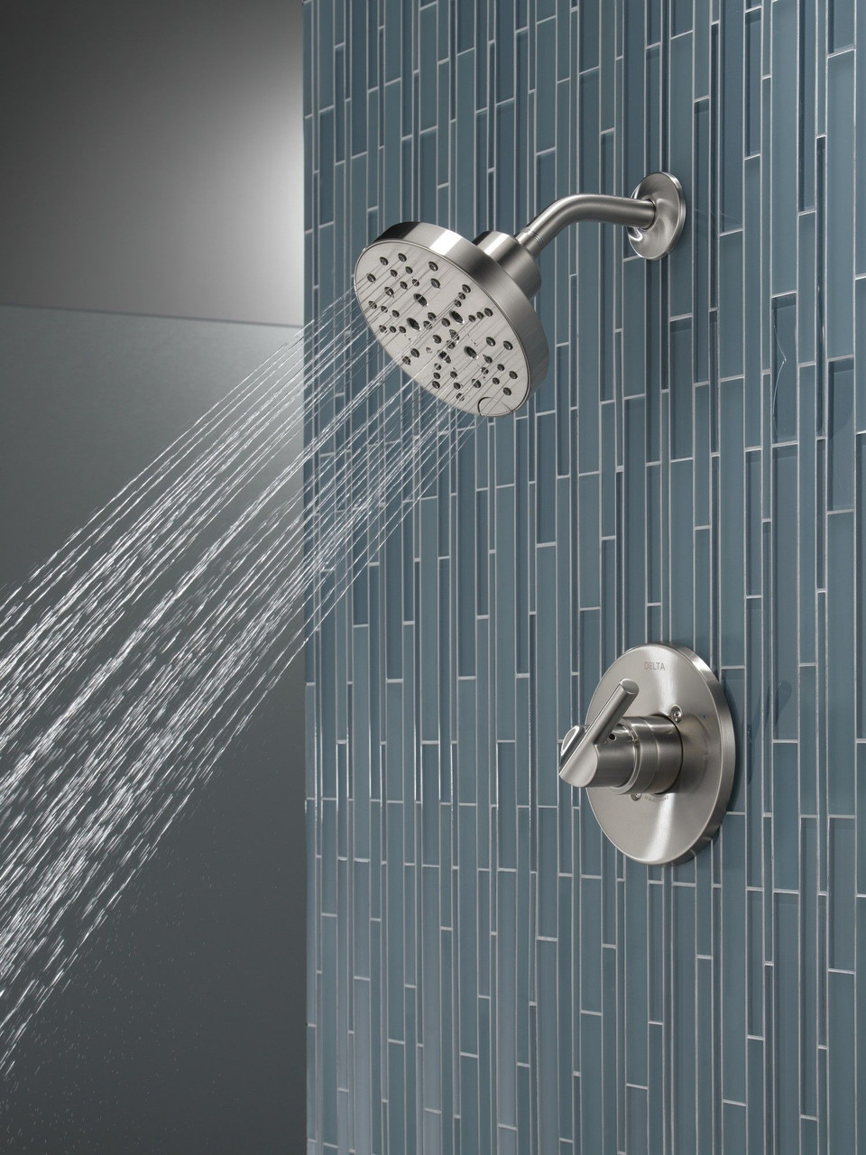 Delta 142749-SS Nicoli Monitor 14 Series H2Okinetic Shower, Stainless