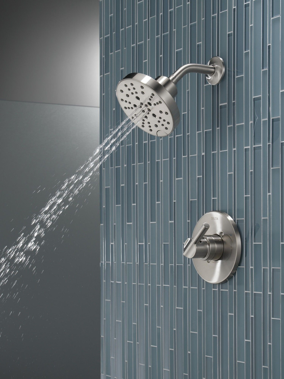 142749-SS Nicoli Monitor 14 Series H2Okinetic Shower, Stainless