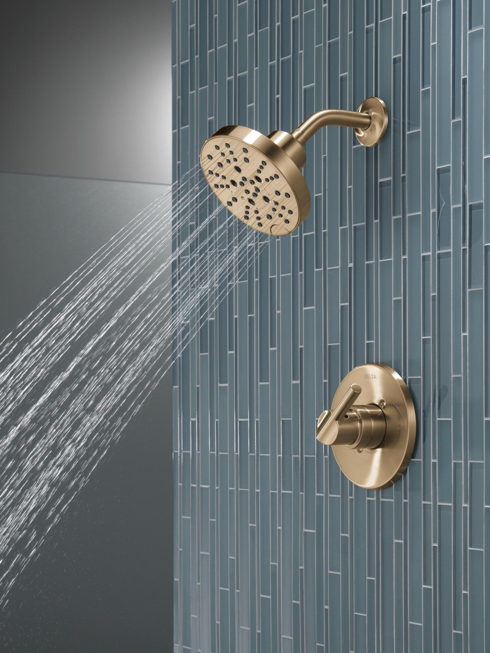 142749-CZ Nicoli Monitor 14 Series Shower Only, Champagne Bronze