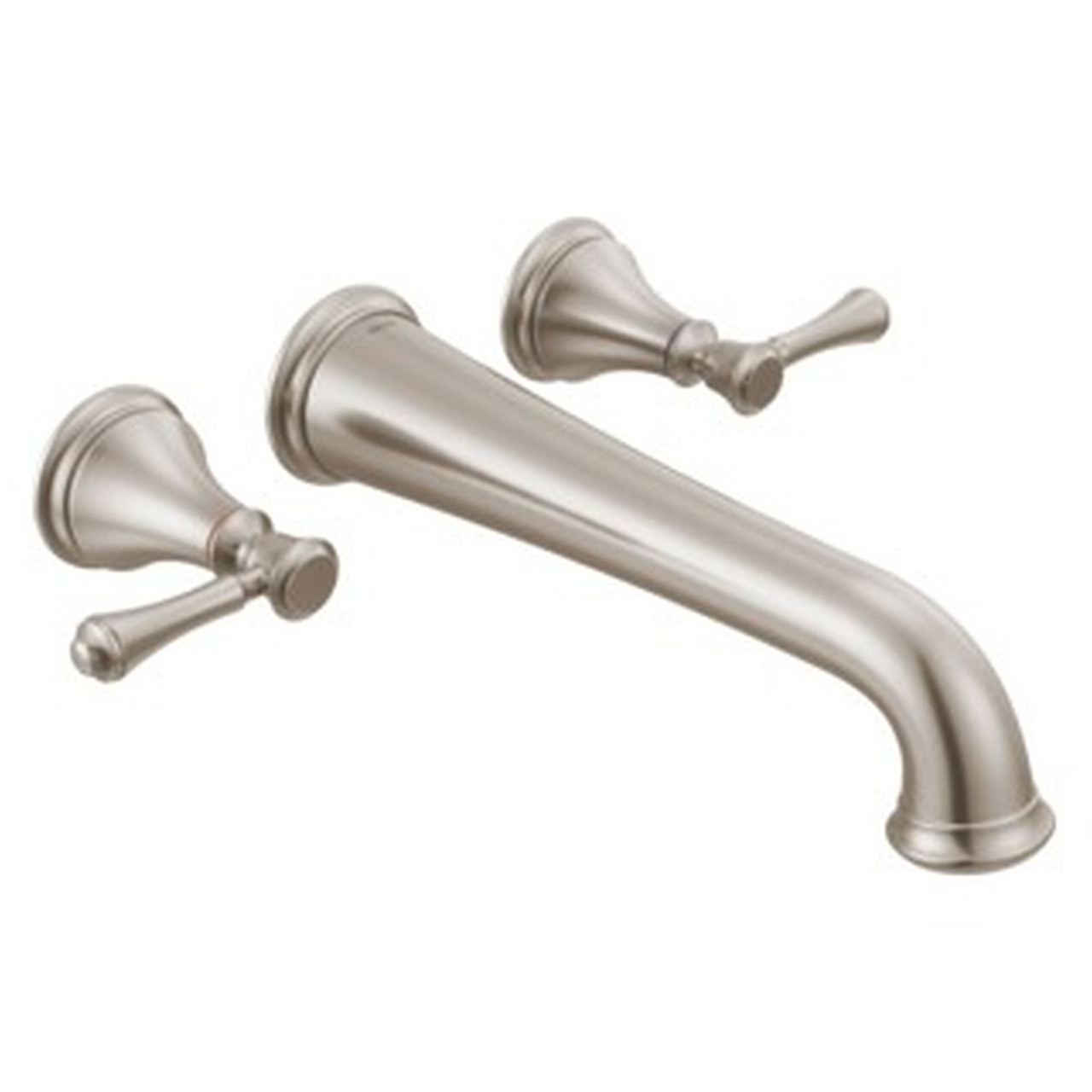 T5797-SSWL Cassidy Delta Cassidy Wall Mounted Tub Filler, Stainless