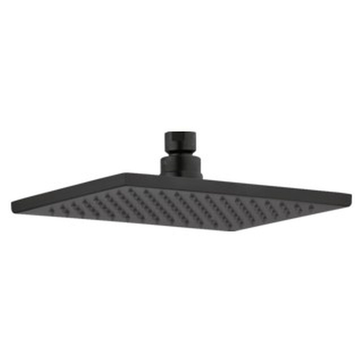 RP62955BL Universal Showering Components Single Setting Overhead Showerhead, Matte Black