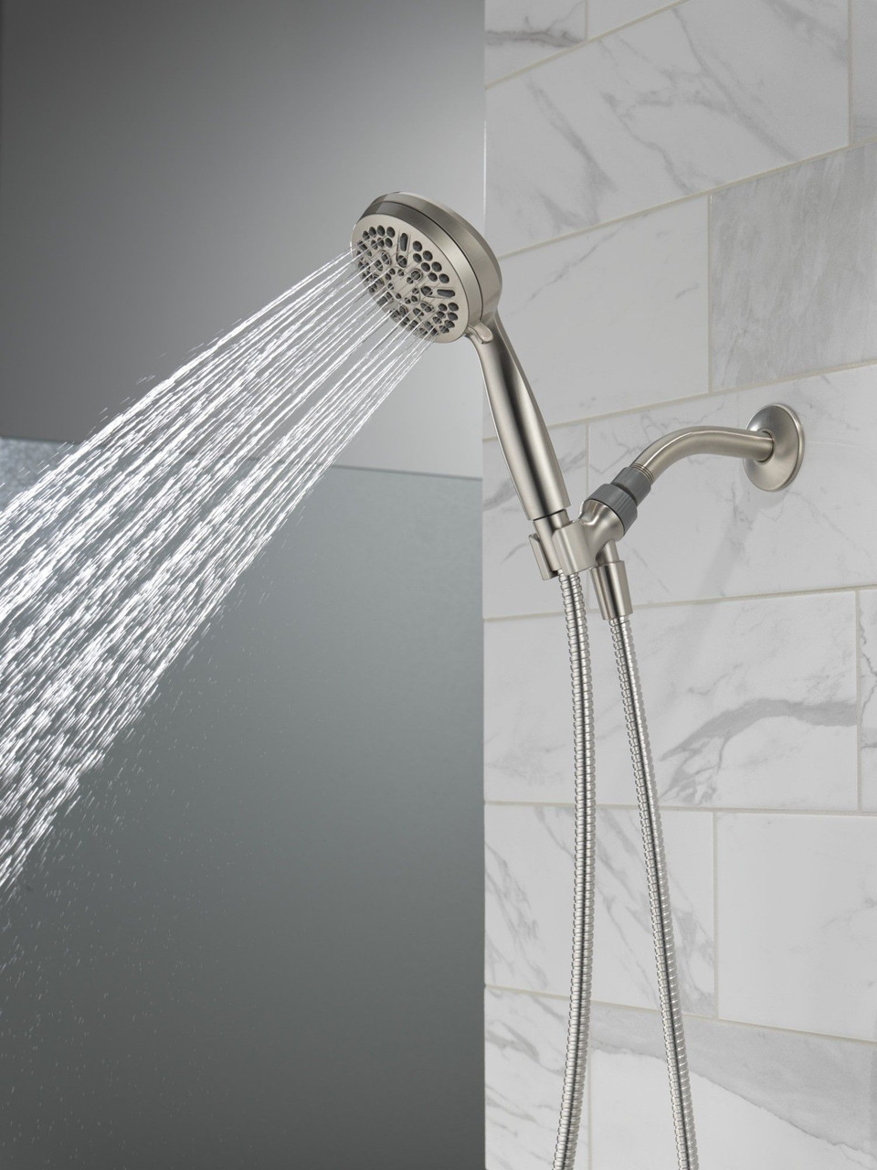 75511SN Universal Showering Components 5 Setting Hand Shower, Spotshield Brushed Nickel