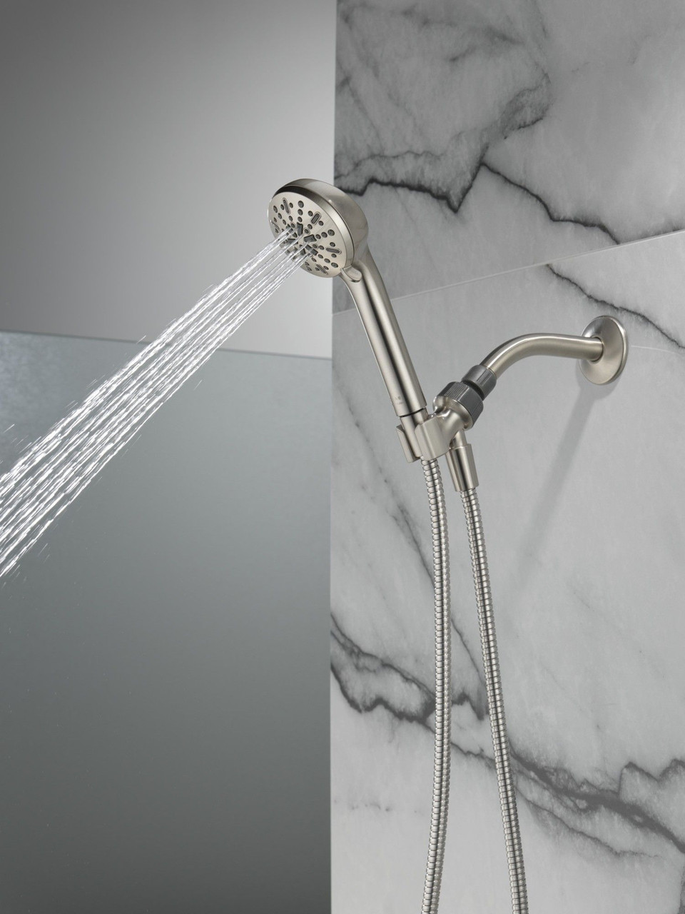 75413SN Universal Showering Components 4-Setting Hand Shower, Spotshield Brushed Nickel