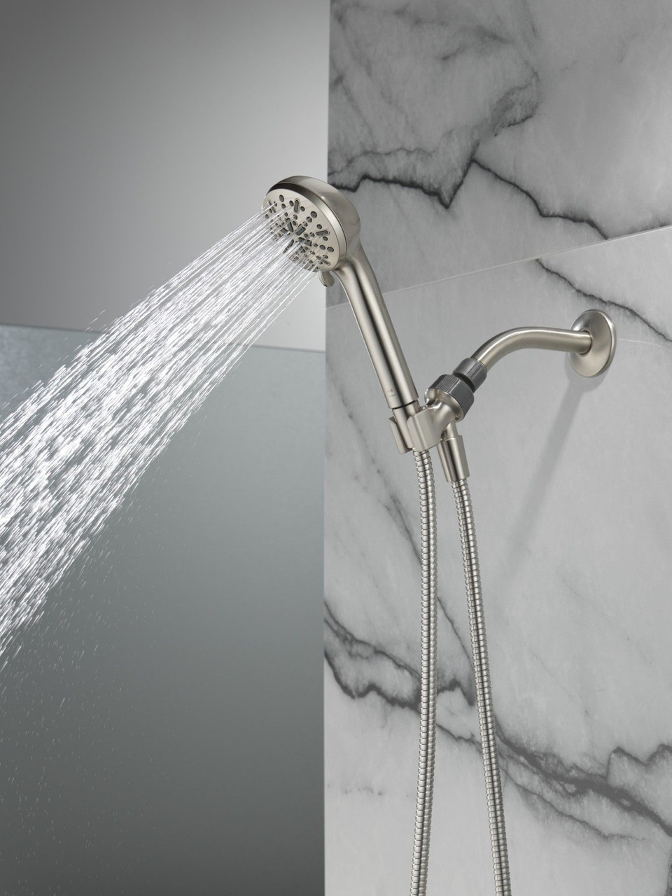 75413SN Universal Showering Components 4-Setting Hand Shower, Spotshield Brushed Nickel