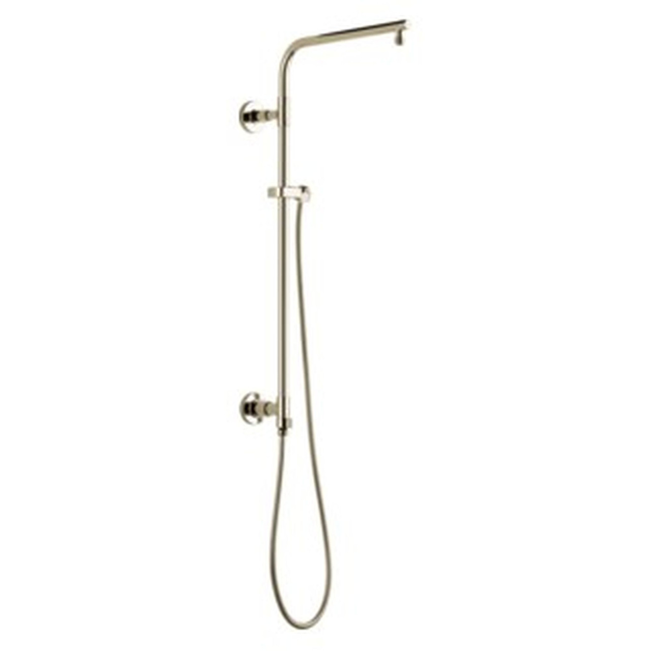 58820-PN-PR Universal Showering Components Emerge 26" Round Shower Column, Lumicoat Polished Nickel