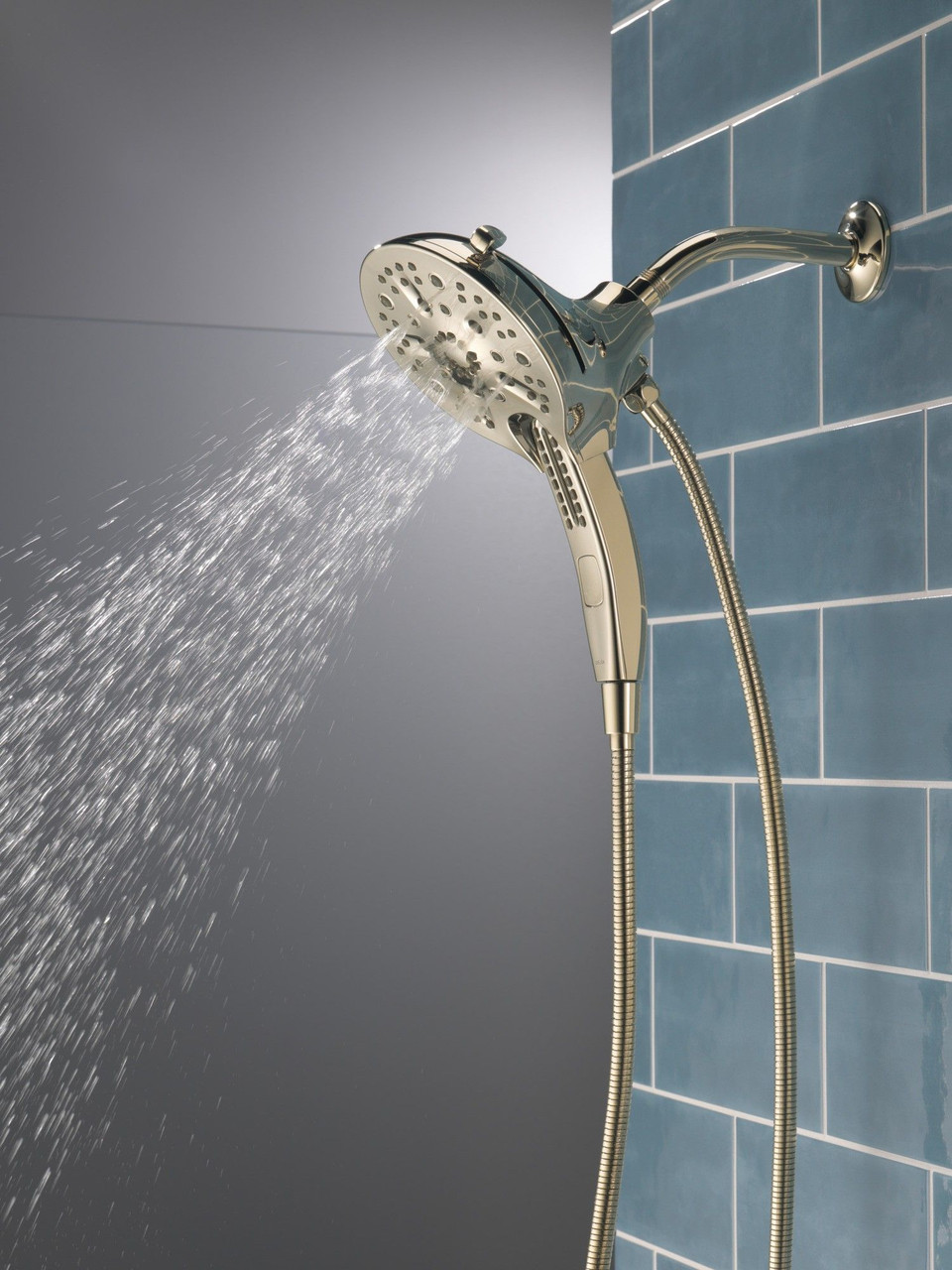 58620-PN-PR-PK Universal Showering Components H2Okinetic In2ition 5-Setting Two-In-One Shower, Lumicoat Polished Nickel