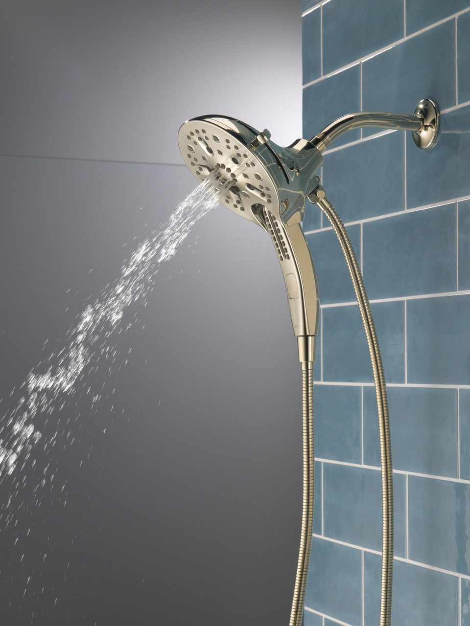 58620-PN-PR-PK Universal Showering Components H2Okinetic In2ition 5-Setting Two-In-One Shower, Lumicoat Polished Nickel