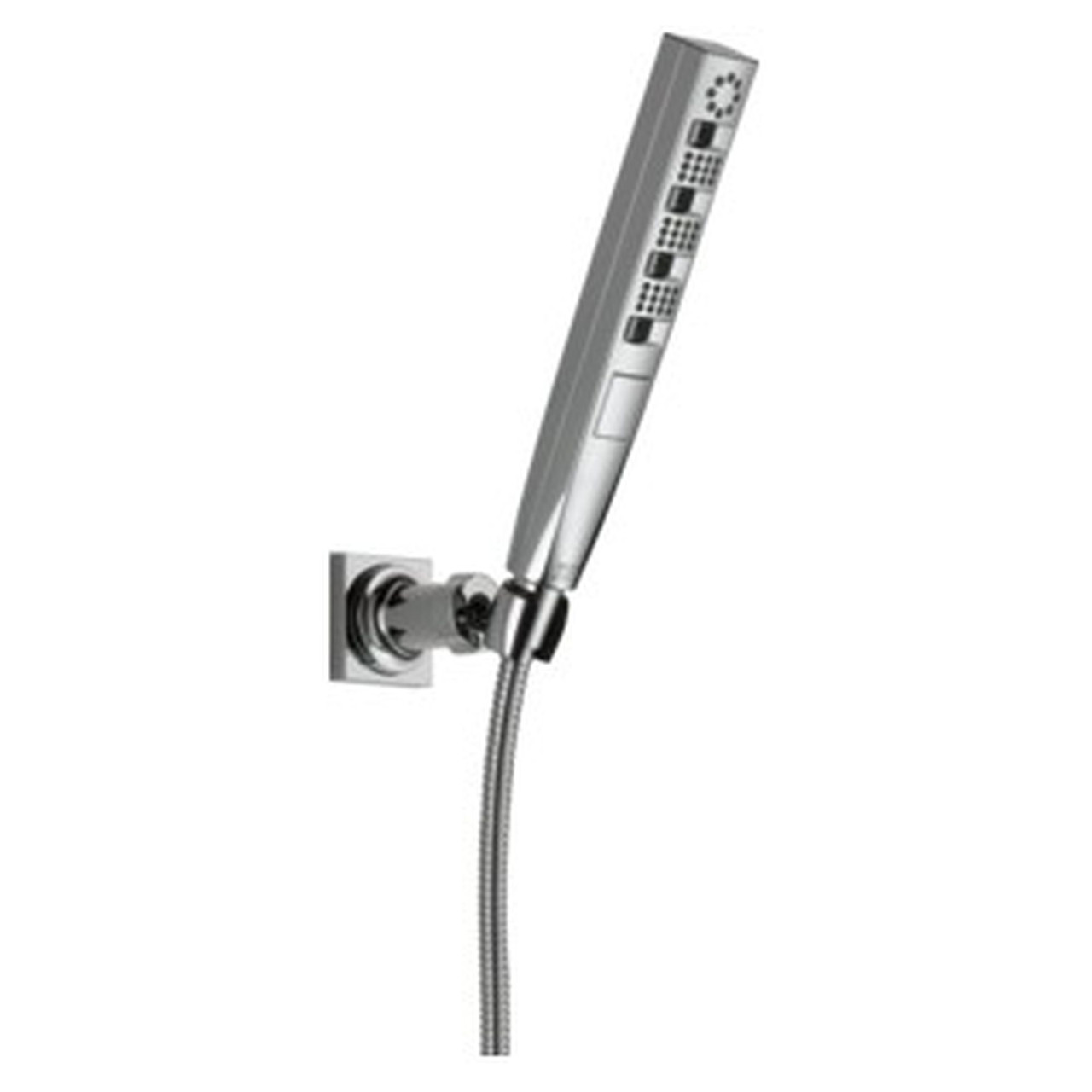 Delta 55140-PR Universal Showering Components H2OKinetic Hand Shower 1.75 GPM Wall-Mount 4S, Lumicoat Chrome