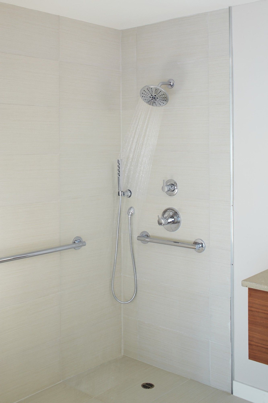 Delta 55140-PR Universal Showering Components H2OKinetic Hand Shower 1.75 GPM Wall-Mount 4S, Lumicoat Chrome