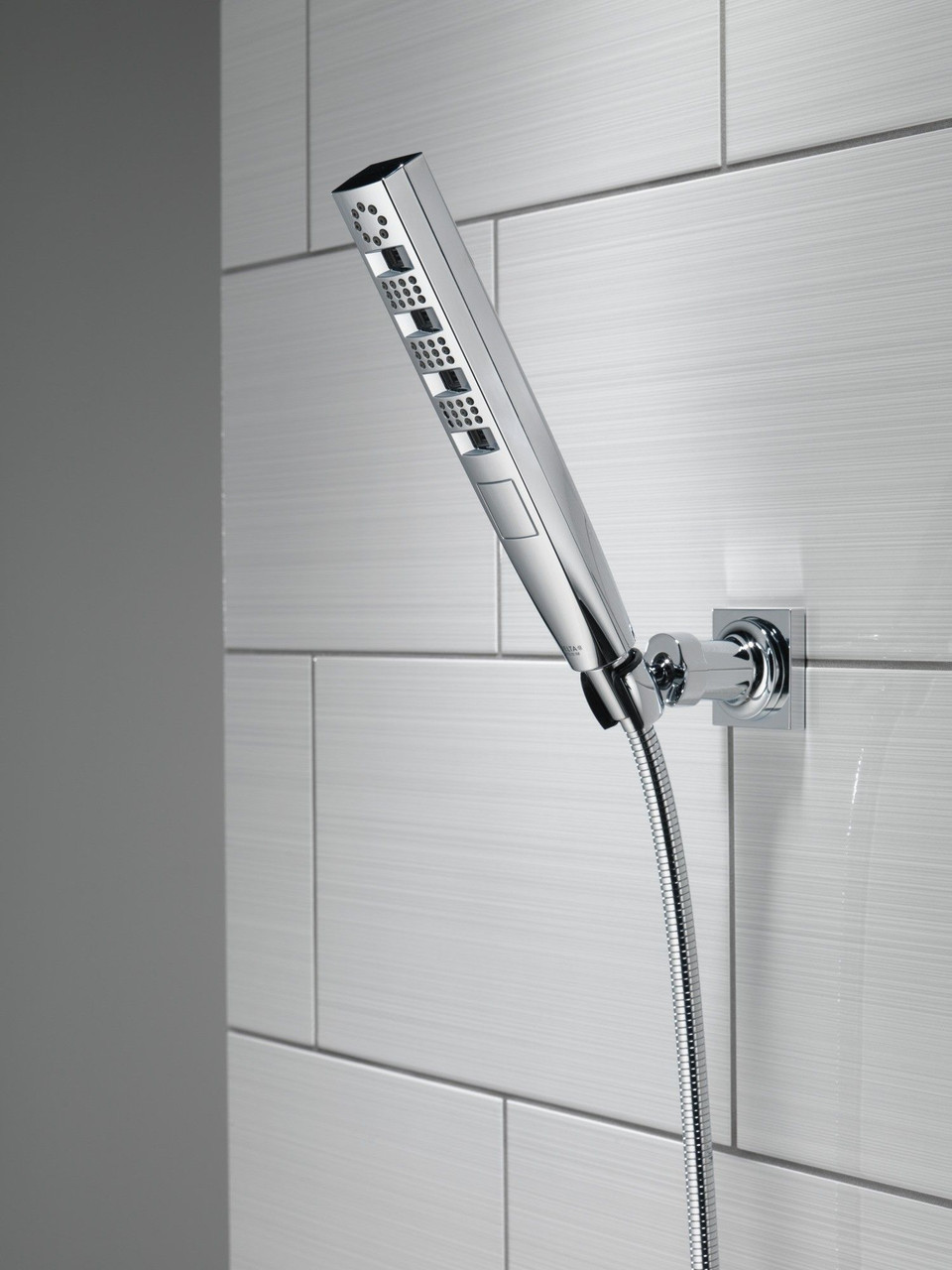 55140-PR Universal Showering Components H2OKinetic Hand Shower 1.75 GPM Wall-Mount 4S, Lumicoat Chrome