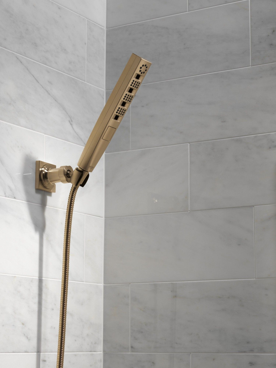 55140-CZ-PR Universal Showering Components H2OKinetic Hand Shower 1.75 GPM Wall-Mount 4S, Lumicoat Champagne Bronze