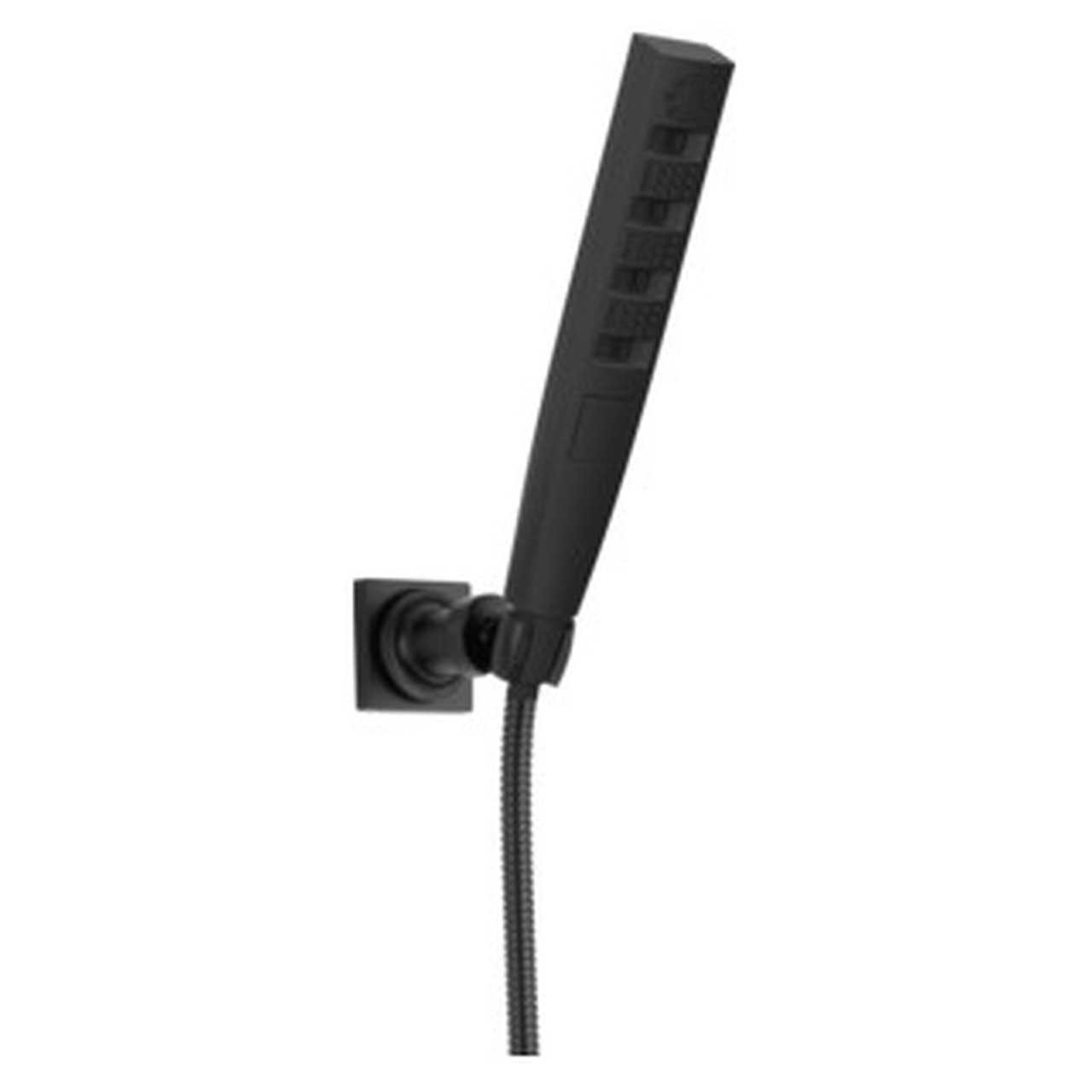 Delta 55140-BL Universal Showering Components H2Okinetic 4-Setting Wall Mount Hand Shower, Matte Black