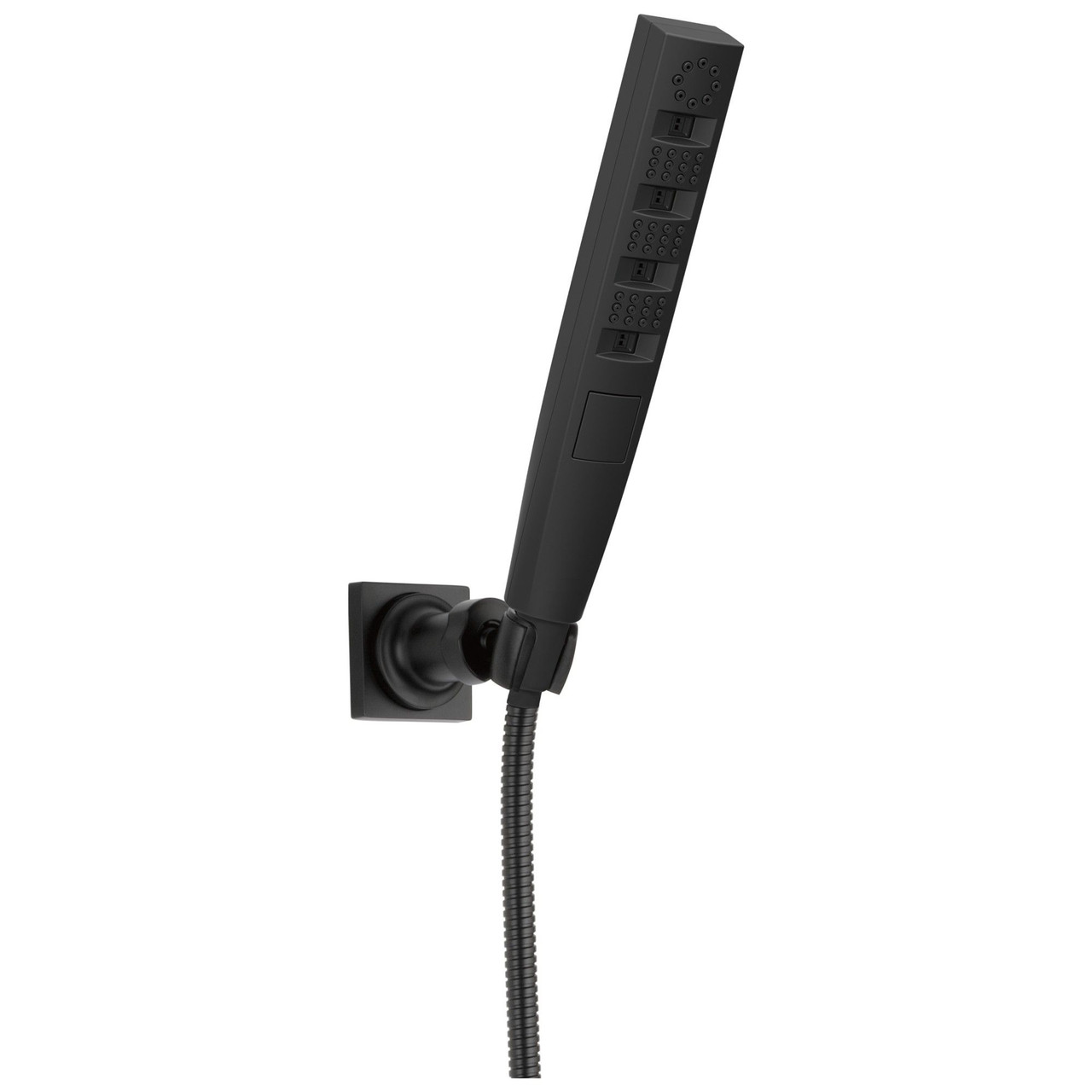 Delta 55140-BL Universal Showering Components H2Okinetic 4-Setting Wall Mount Hand Shower, Matte Black