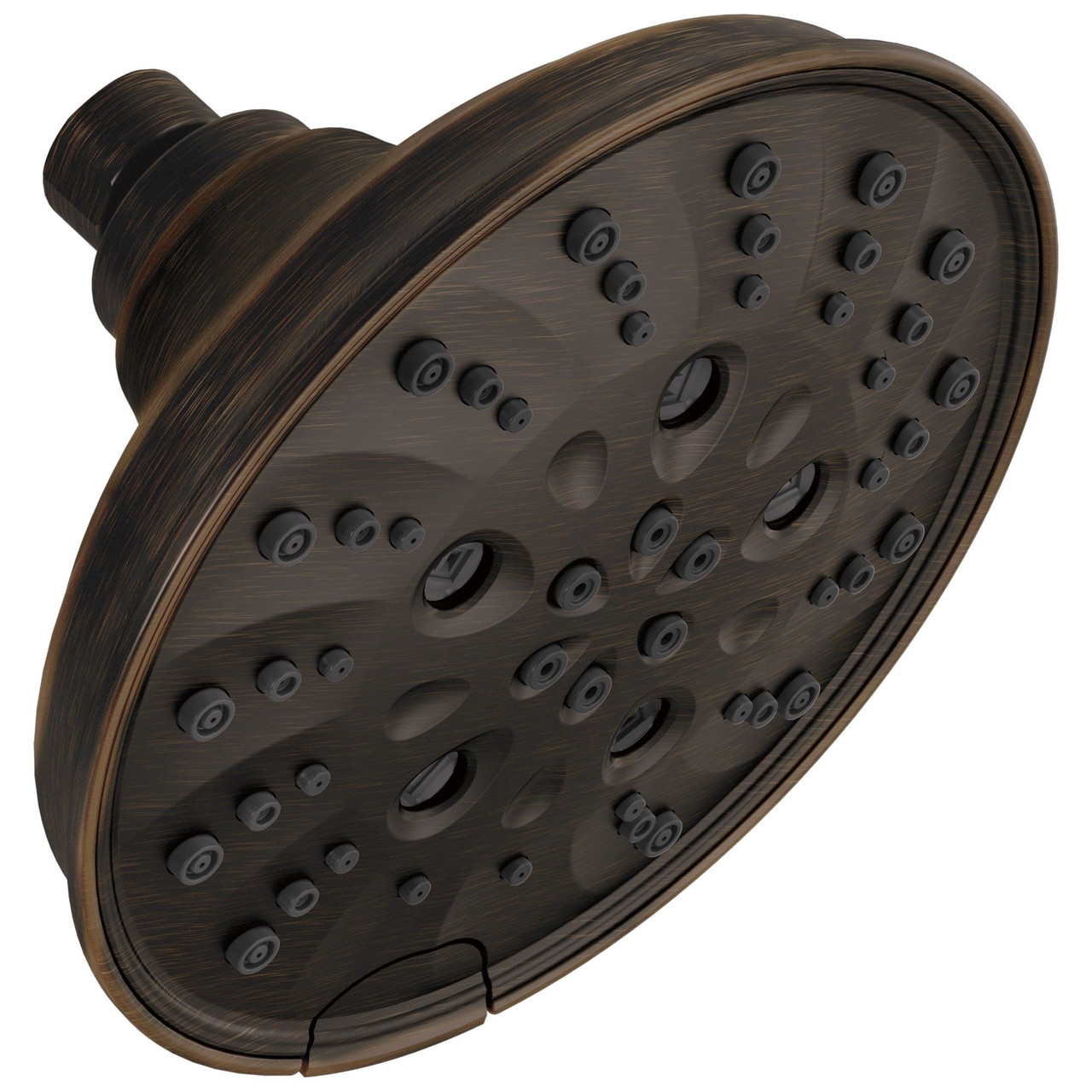 52669-RB Universal Showering Components H2Okinetic 5-Setting Traditional Raincan Shower Head, Venetian Bronze
