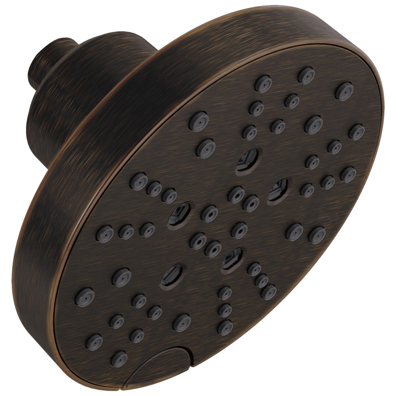Delta 52668-RB Universal Showering Components H2Okinetic 5-Setting Contemporary Raincan Shower Head, Venetian Bronze