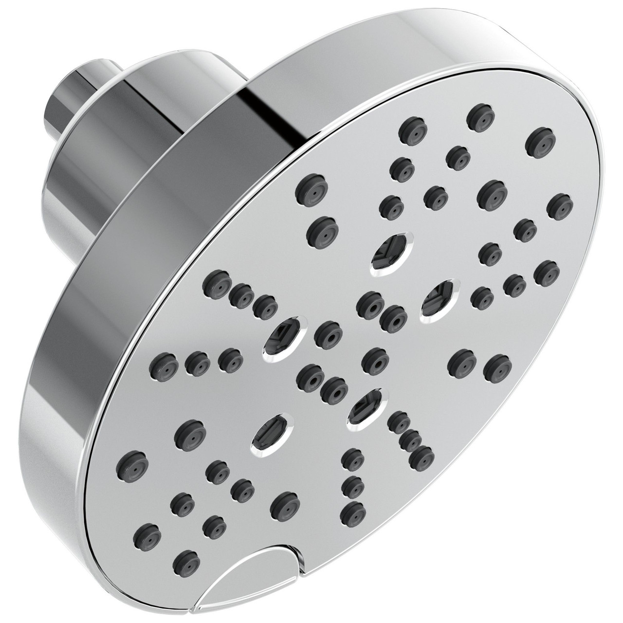 Delta 52668-PR Universal Showering Components 5-Setting H2OKinetic Round Cont Raincan, Lumicoat Chrome