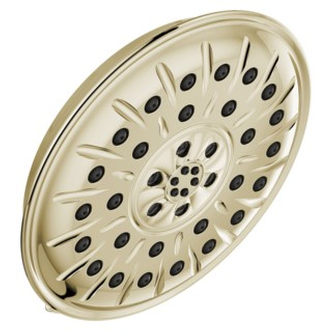 Delta 52487-PN-PR Universal Showering Components H2Okinetic 4-Setting Shower Head with Ultrasoak, Lumicoat Polished Nickel