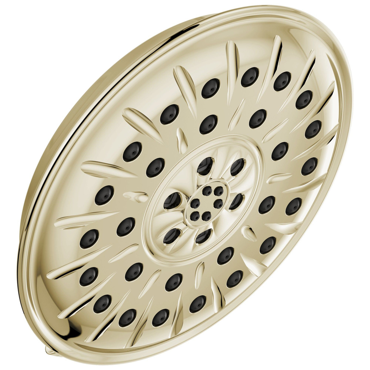 Delta 52487-PN-PR Universal Showering Components H2Okinetic 4-Setting Shower Head with Ultrasoak, Lumicoat Polished Nickel