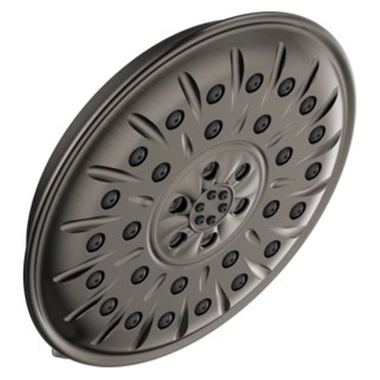 Delta 52487-KS-PR Universal Showering Components H2Okinetic 4-Setting Shower Head with Ultrasoak, Lumicoat Black Stainless