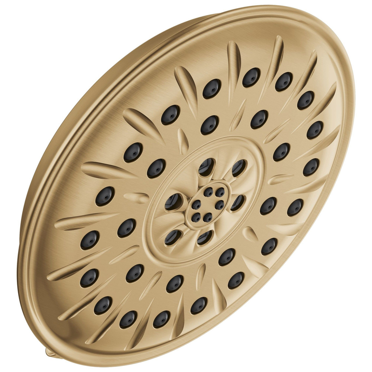 Delta 52487-CZ-PR Universal Showering Components H2Okinetic 4-Setting Shower Head with Ultrasoak, Lumicoat Champagne Bronze
