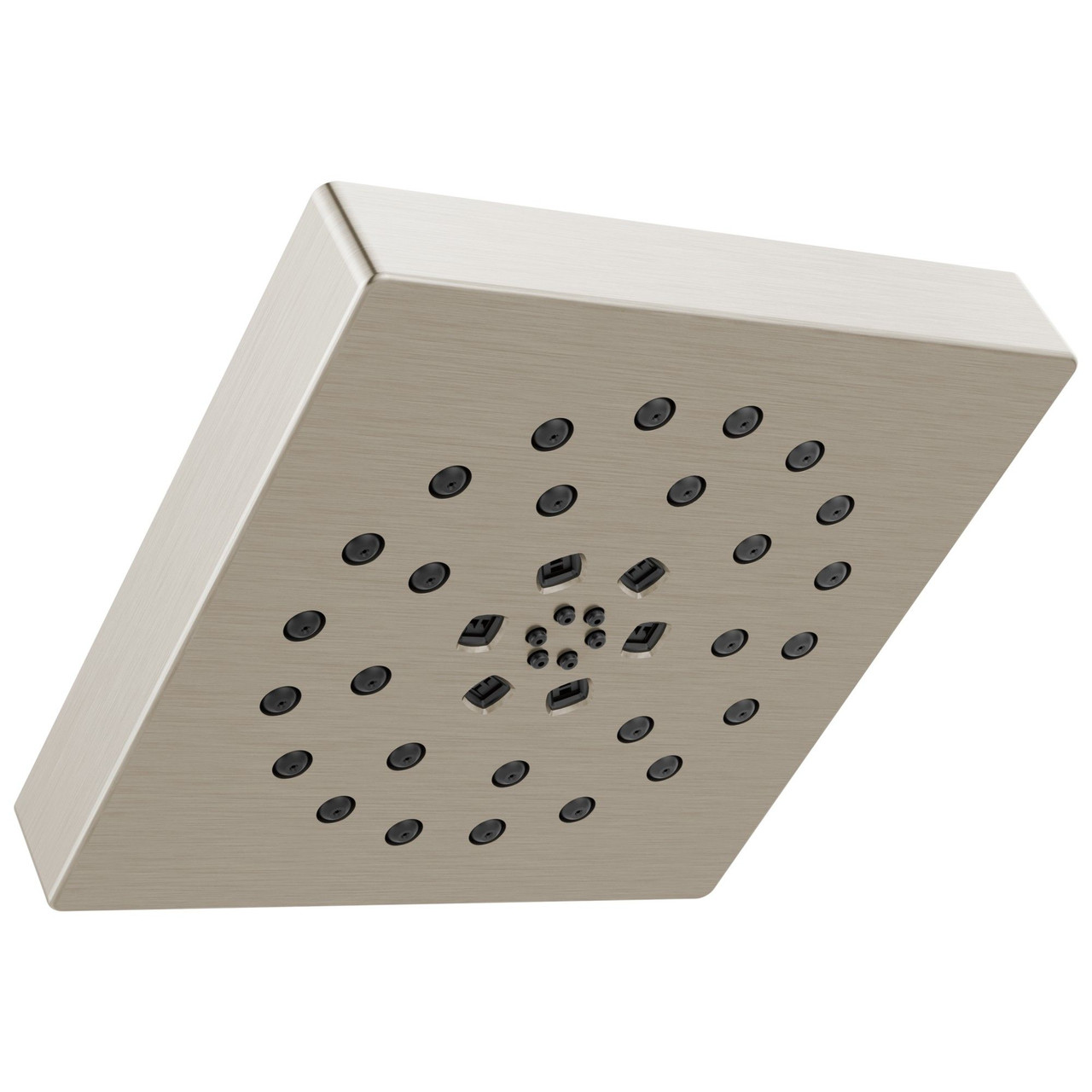 52484-SS-PR Universal Showering Components H2Okinetic 4-Setting Shower Head with UltraSoak, Lumicoat Stainless