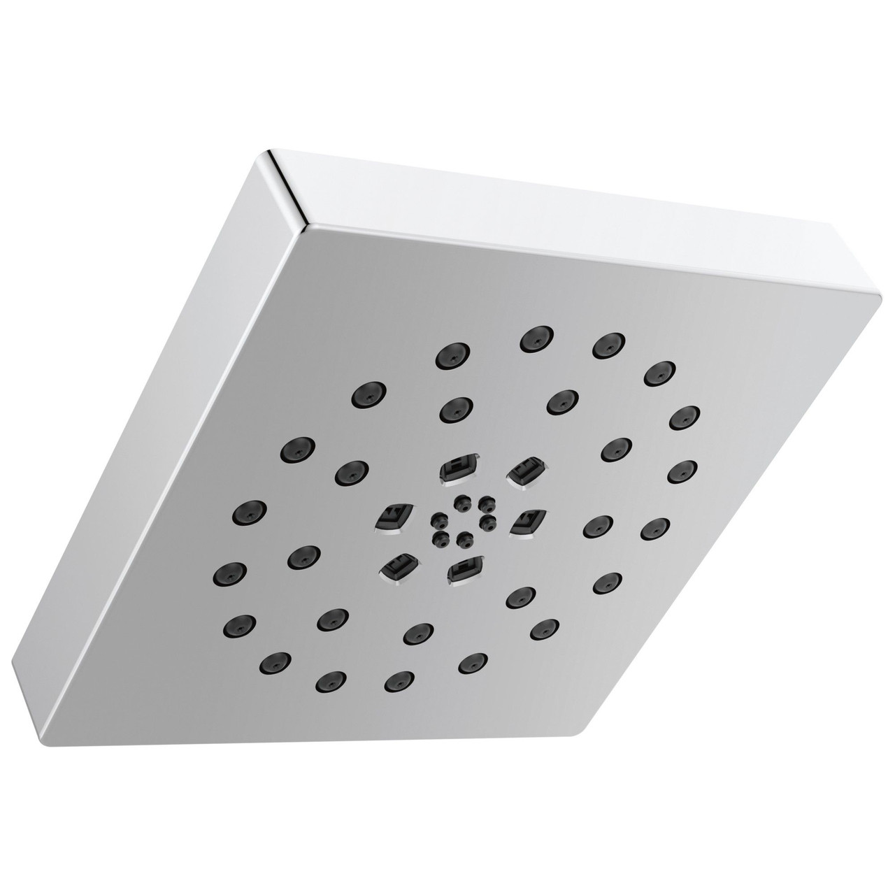 Delta 52484-PR Universal Showering Components H2Okinetic 4-Setting Shower Head with UltraSoak, Lumicoat Chrome