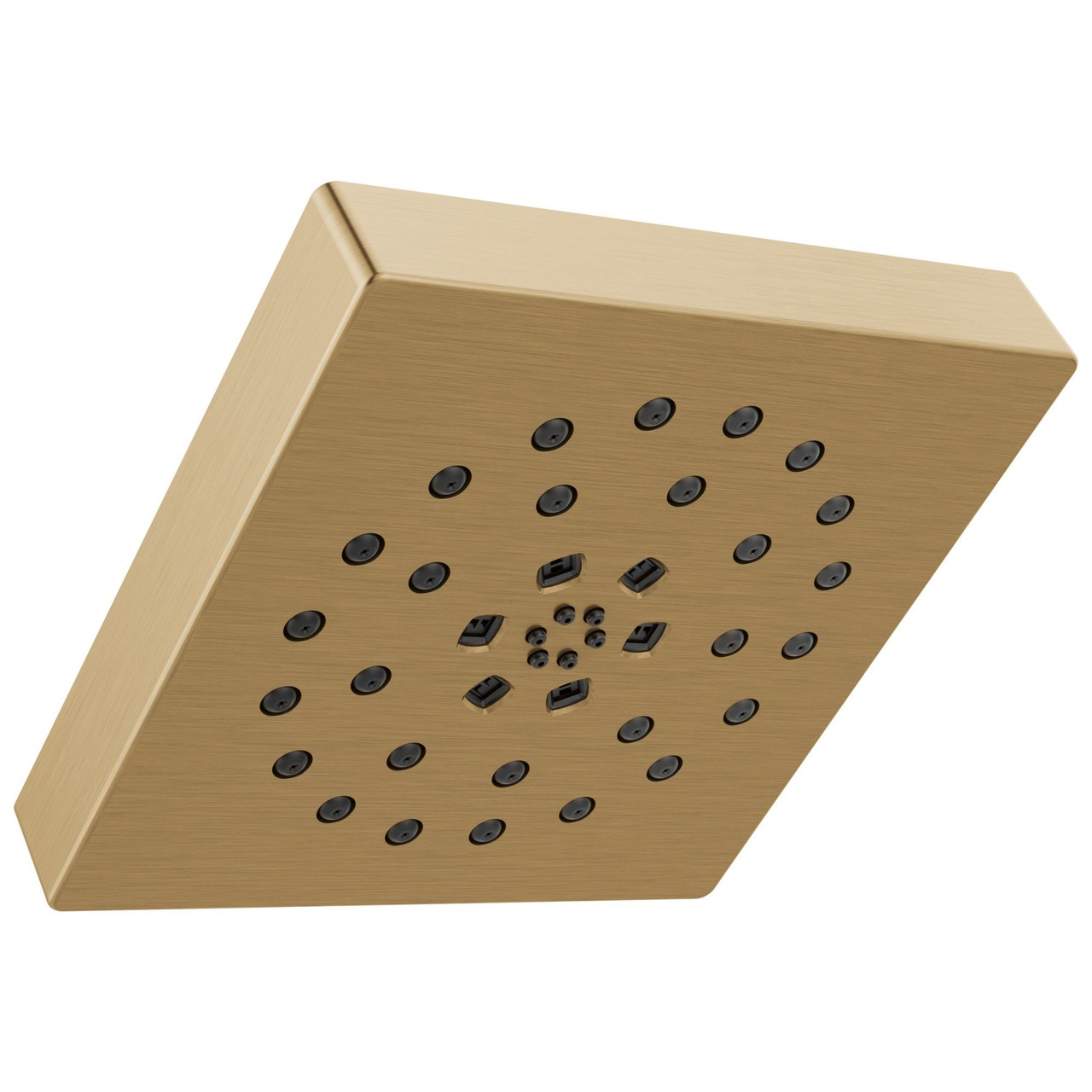 Delta 52484-CZ-PR Universal Showering Components H2Okinetic 4-Setting Shower Head with Ultrasoak, Lumicoat Champagne Bronze