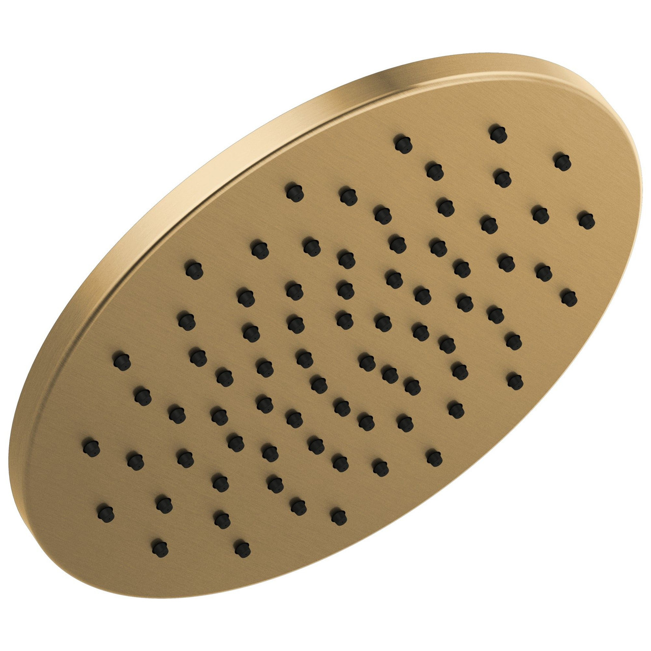 52158-CZ-PR Universal Showering Components Single-Setting Metal Raincan Shower Head, Lumicoat Champagne Bronze