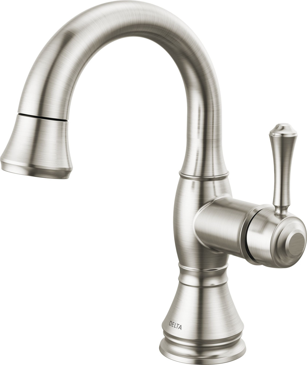 597-SSPD-DST Cassidy Single Handle Pull Down Bathroom Faucet, Stainless