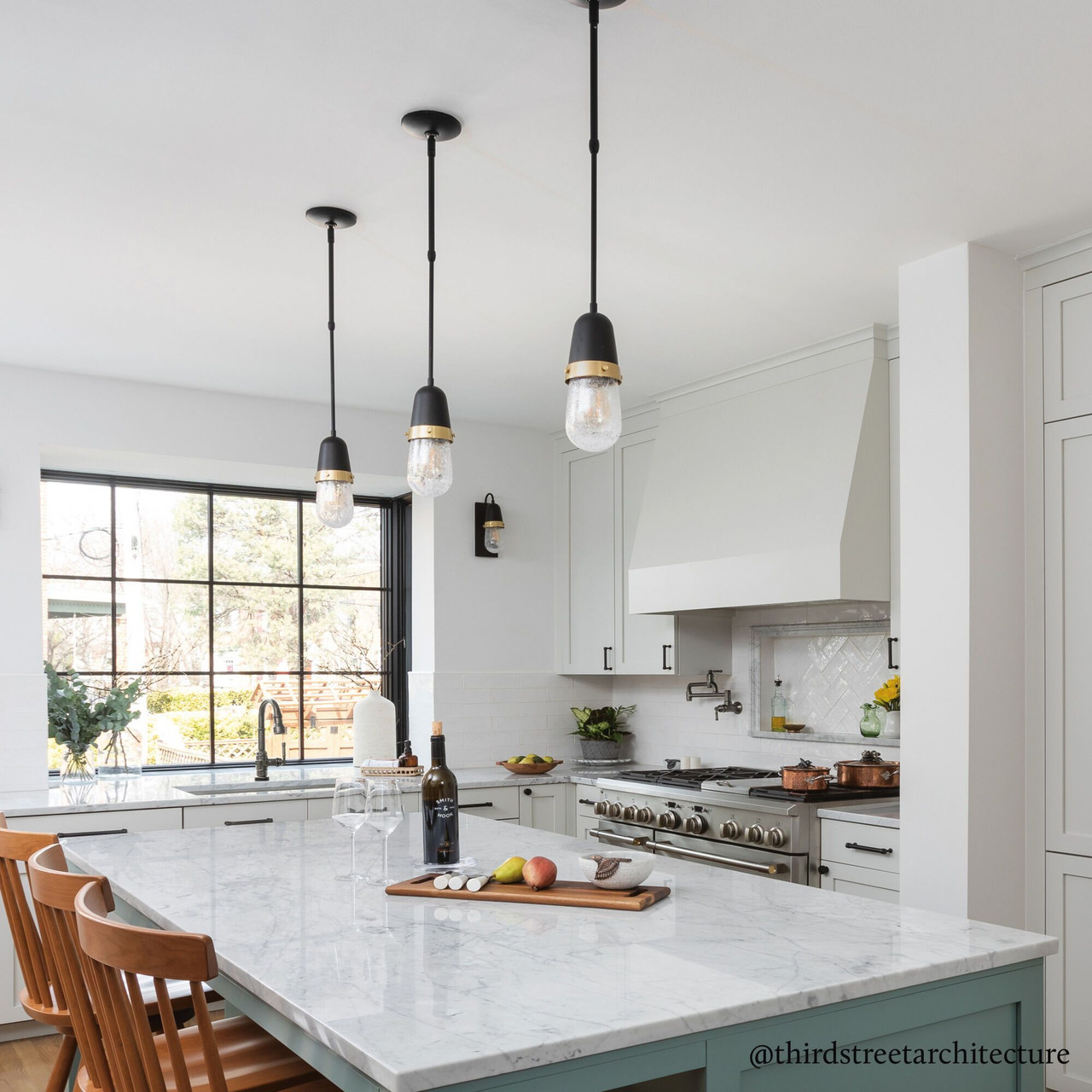 1190LFL-KS Broderick Wall Mount Pot Filler, Black Stainless