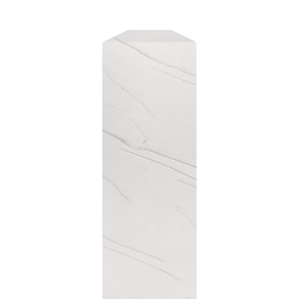 FIM962-181 Lusso .25-in x 1-in x 96-in Flat Inside Corner Molding, Palladio White