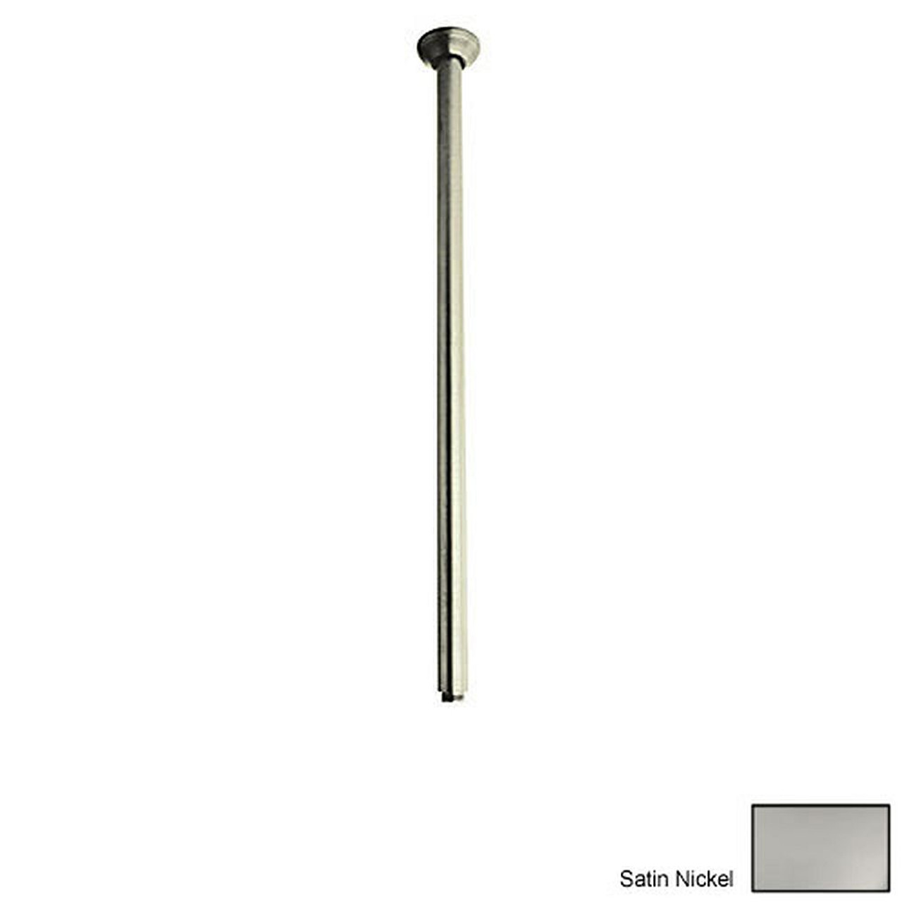 24in Ceiling Mounted Arm in Satin Nickel 24in Ceiling Mounted Arm in Satin Nickel