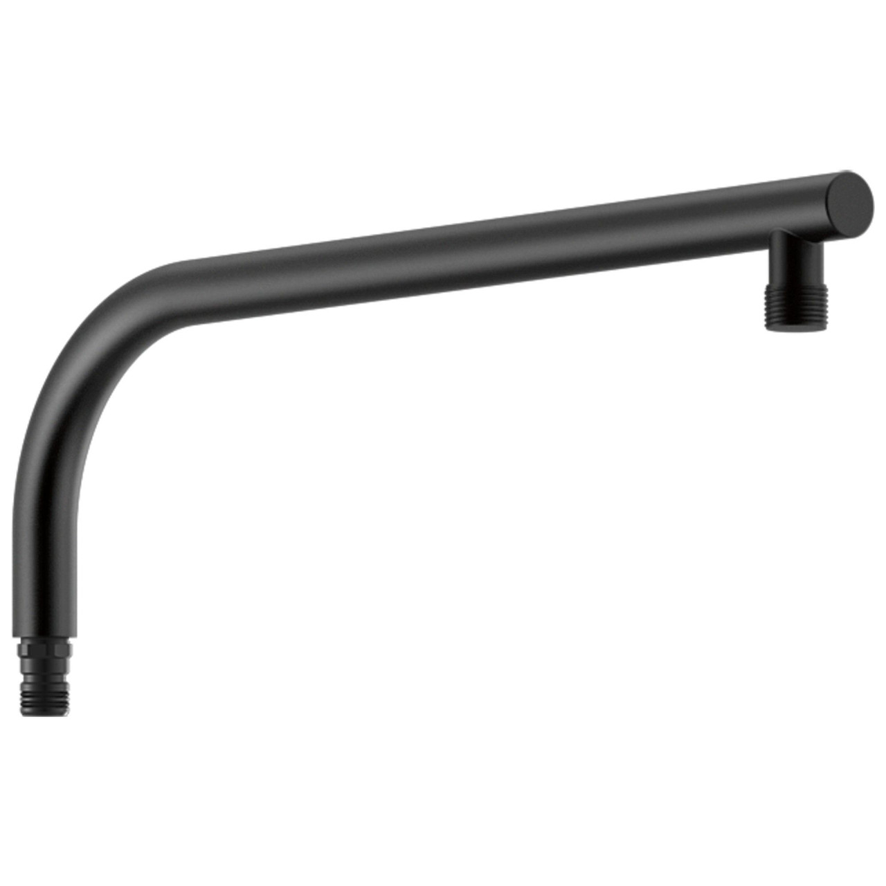 RP100816BL Universal Showering Components Round Overhead Shower Arm, Matte Black
