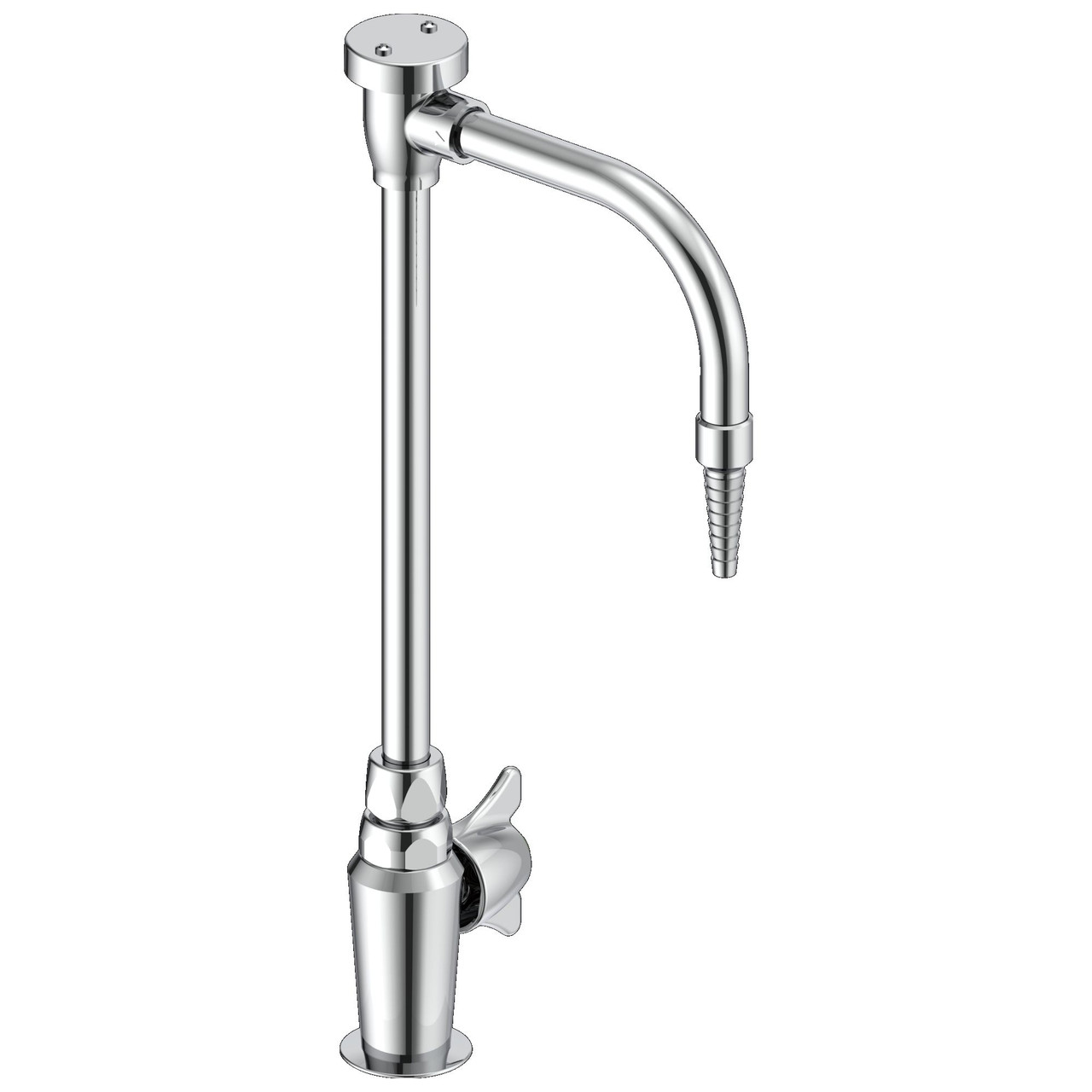 W6601-10 6.00-in x 1.50-in x 15.00-in Single Handle Deck-Mount Water Faucet, Chrome