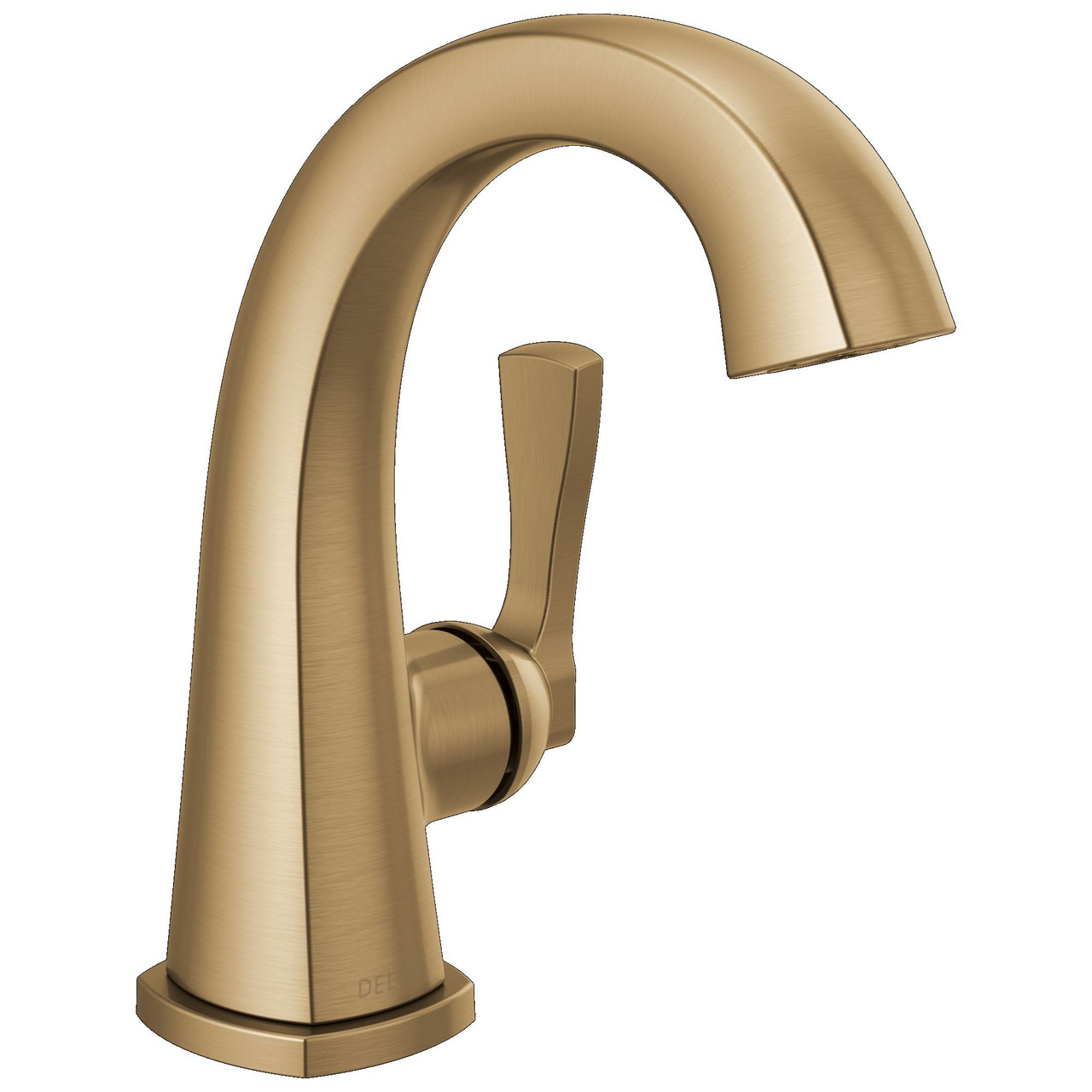 Delta 577-CZ-PR-MPU-DST Stryke 6.44-in x 6.00-in x 7.38-in Single Handle Bathroom Faucet, Lumicoat Champagne Bronze