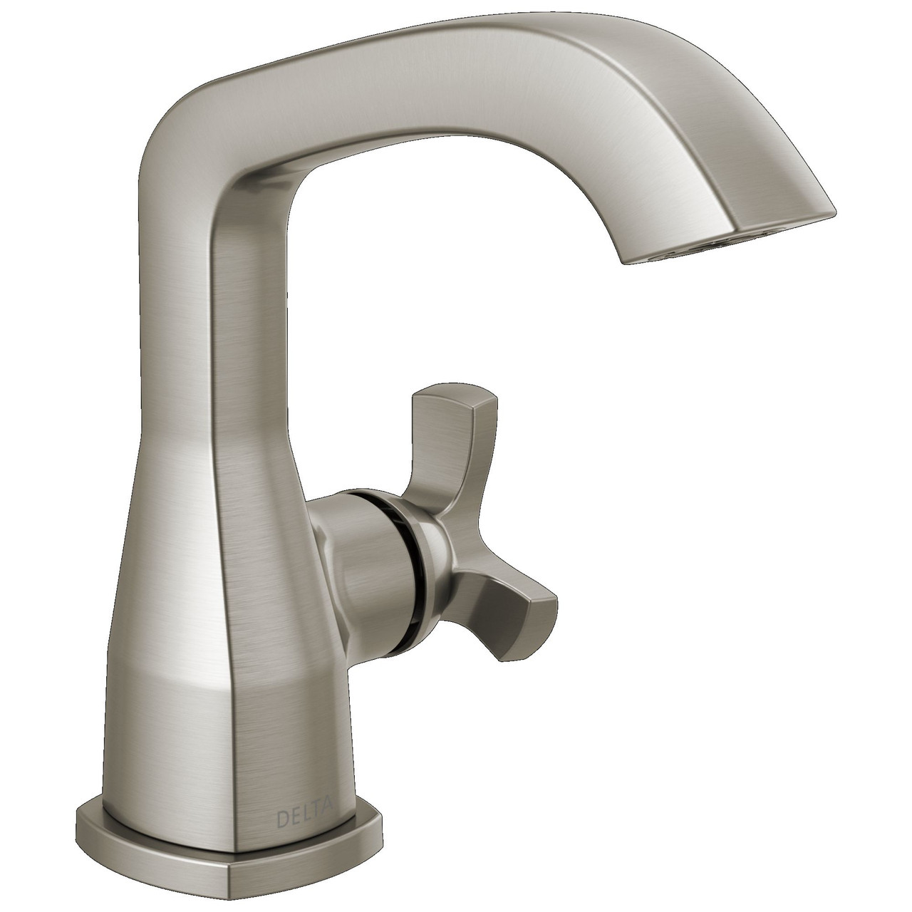 Delta 5766-SS-PR-MPU-DST Stryke 6.56-in x 6.00-in x 6.88-in Single Handle Bathroom Faucet, Lumicoat Stainless