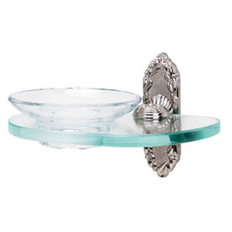 Soap Dish Traditional 6-3/4-in in Satin Nickel