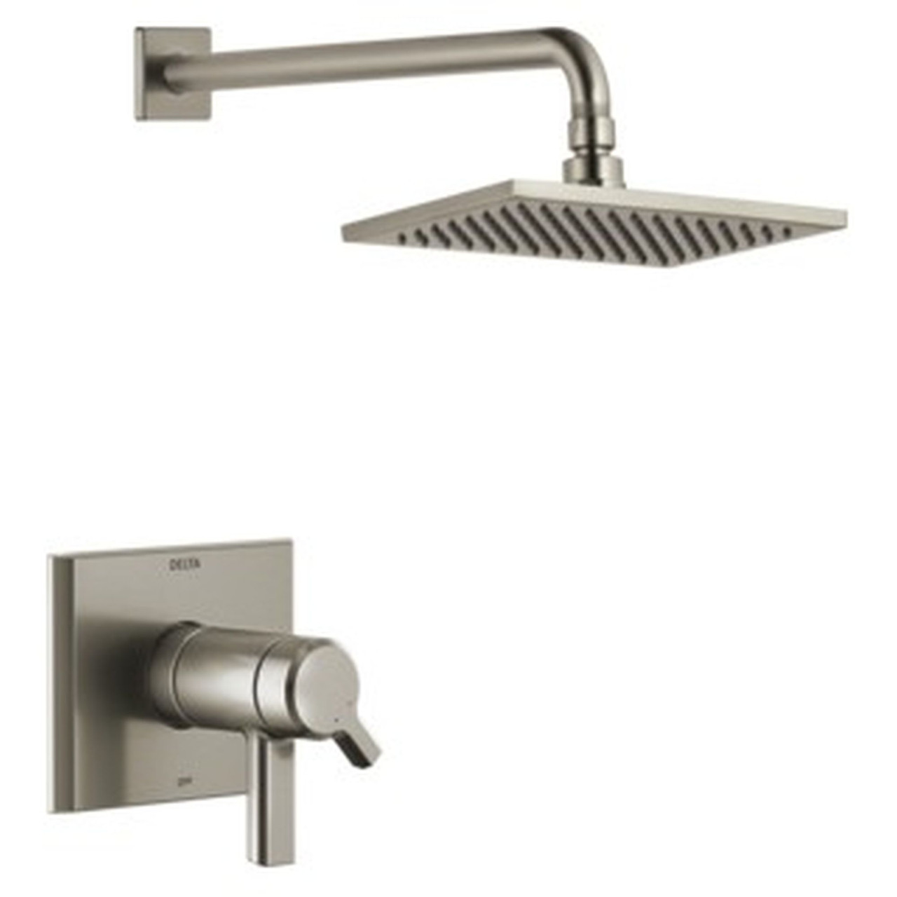 T17T299-SS-PR Pivotal TempAssure 17T Series H2Okinetic Shower Trim, Lumicoat Stainless