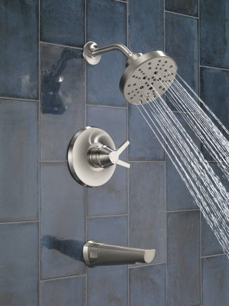 T17472-SS-PR Galeon 17S Tub Shower Trim with H2OKinetic, Lumicoat Stainless