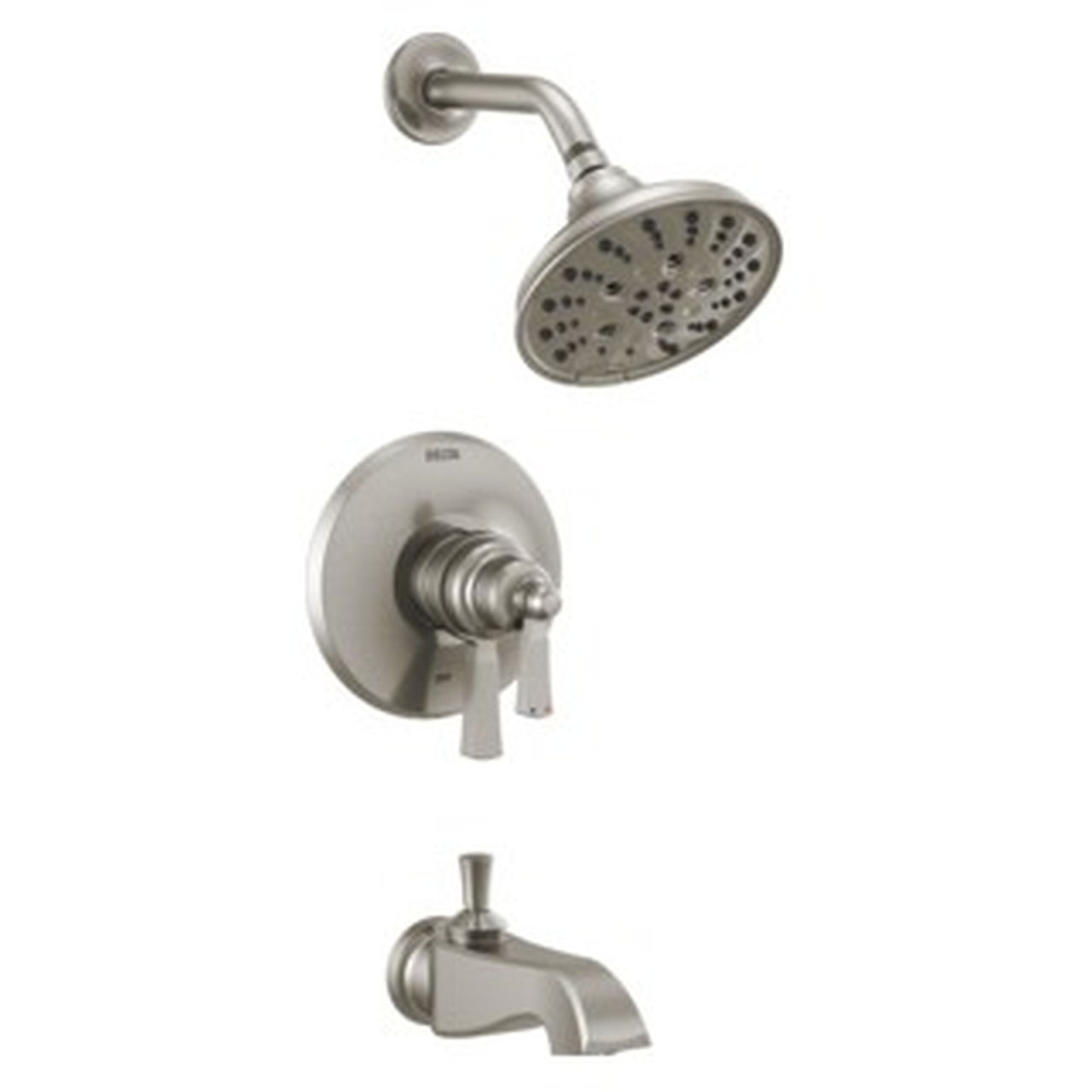 T17456-SS Dorval Monitor 17 Series Tub & Shower Trim, Stainless