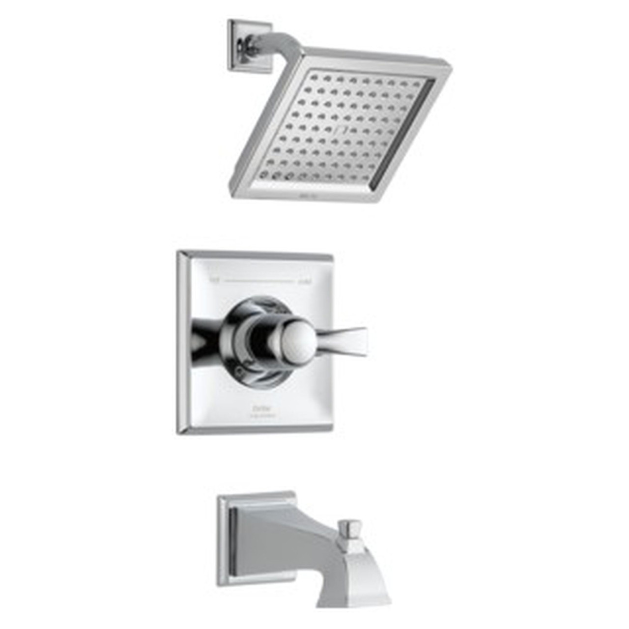 T14451-WE Dryden Monitor 14 Series Tub & Shower Trim, Chrome